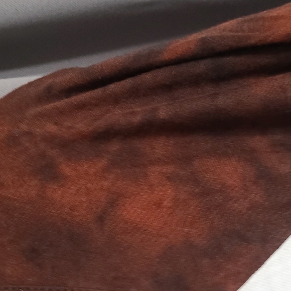 Gemstone Intimates Plus Womens Nightgown White/Brown/Rust Cheetah Lips Sz 1X EUC - Picture 3 of 6